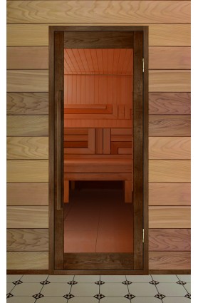 Дверь деревянная для бани серия ВЕКТОР