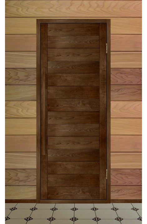 Дверь деревянная для бани серия ЛИНИЯ