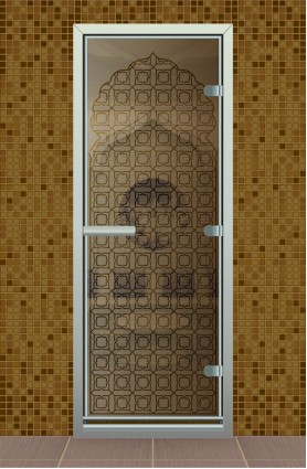 Дверь для турецкой бани серия "Султан день"