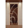 Дверь для сауны стандарт, серия "Мокко", стекло бронзовое