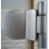 Дверь для сауны стандарт, серия "Береза", с фьюзингом, стекло бронзовое